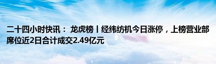 海南海药涨停，上榜营业部合计净卖出71.41万元