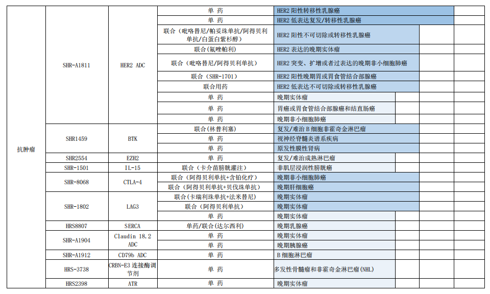 恒瑞医药：子公司药品上市许可申请获受理